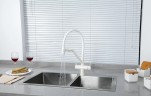 Смеситель для кухни Gappo G4398-88 Белый латунь