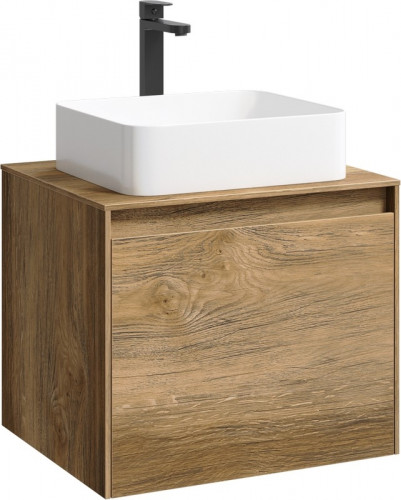 Корпус тумбы под раковину Aqwella 5 Stars Mobi 60 MOB0106DB подвесной Дуб балтийский МДФ / ЛДСП