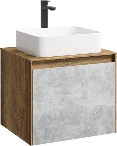 Корпус тумбы под раковину Aqwella 5 Stars Mobi 60 MOB0106DB подвесной Дуб балтийский МДФ / ЛДСП