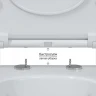 Комплект унитаза с инсталляцией Berges Novum Rimless 043247 с сиденьем Микролифт и клавишей смыва Хром глянец