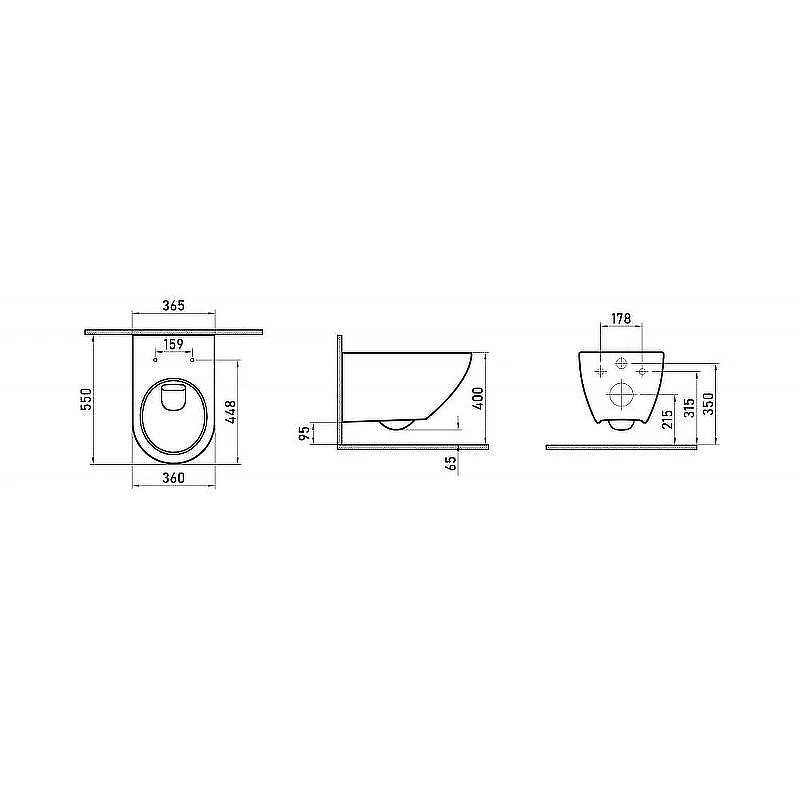 Комплект унитаза с инсталляцией Berges Novum Rimless 043247 с сиденьем Микролифт и клавишей смыва Хром глянец