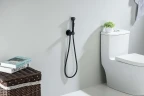 Гигиенический душ со смесителем Aquatek Европа AQ1020MB цвет Черный матовый