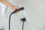 Гигиенический душ со смесителем Aquatek Европа AQ1020MB цвет Черный матовый