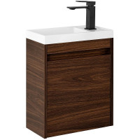 Тумба под раковину Art&amp;Max Family M 40 Family-M-400-1D-SO-BO подвесная Дуб бурбон