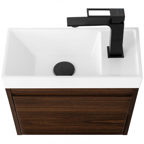 Тумба под раковину Art&amp;Max Family M 40 Family-M-400-1D-SO-BO подвесная Дуб бурбон