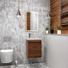 Тумба под раковину Art&Max Family M 40 Family-M-400-1D-SO-BO подвесная Дуб бурбон