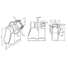 Смеситель для душа AM.PM X-Joy F85A65000 Хром латунь встраиваемый