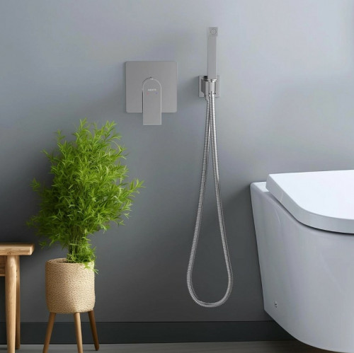 Гигиенический душ со смесителем Aquatek Лира AQ1419CR Хром латунь встраиваемый