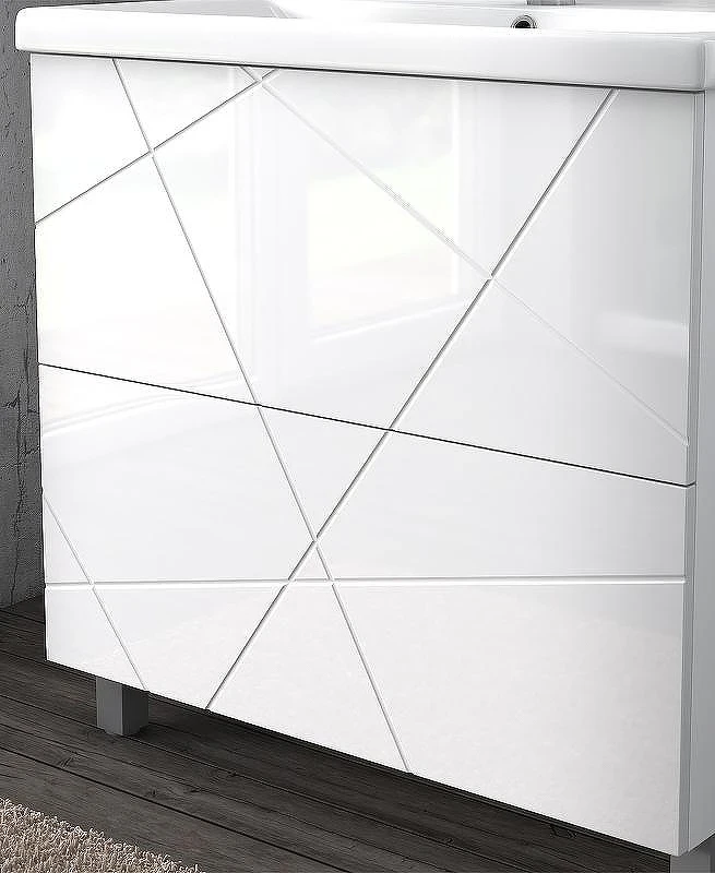 Тумба под раковину Vigo Geometry 80 tn.GEO.9696.80.2Y Белая