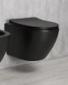 Унитаз Gid Convexo Bm2198 62226Y подвесной цвет Черный матовый с сиденьем Микролифт