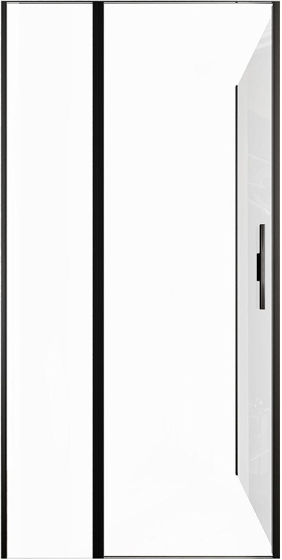 Душевой уголок Allen Brau Priority 100x100 3.31030.BBA+3.31048.BBA цвет профиля Черный браш стекло прозрачное