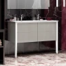 Тумба под раковину Opadiris Рубинно 120 00-00003869 Серая матовая МДФ / ЛДСП