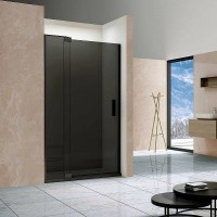 Душевая дверь Vincea Extra 90 VDP-1E8090CGB профиль Черный стекло тонированное