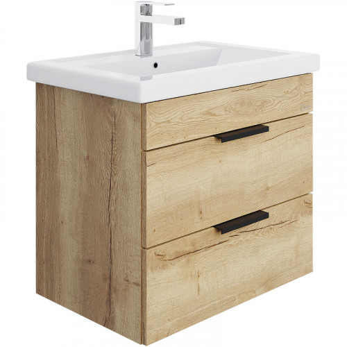 Тумба под раковину Onika Легран 60.13 106117 подвесная Дуб галифакс МДФ / ЛДСП