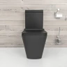 Унитаз компакт beWash Kraft BKBWR105635 Черный матовый с бачком и сиденьем Микролифт фарфор напольный