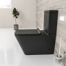 Унитаз компакт beWash Kraft BKBWR105635 Черный матовый с бачком и сиденьем Микролифт фарфор напольный