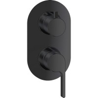 Смеситель для душа Webert DoReMi DR860101560 Черный матовый встраиваемый