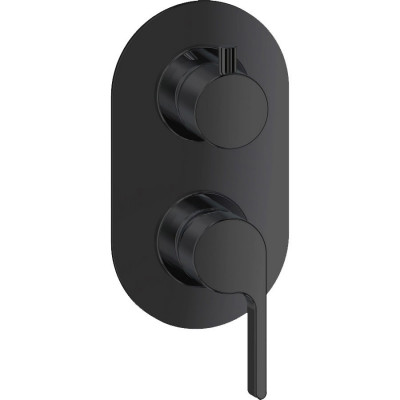Смеситель для душа Webert DoReMi DR860101560 Черный матовый встраиваемый