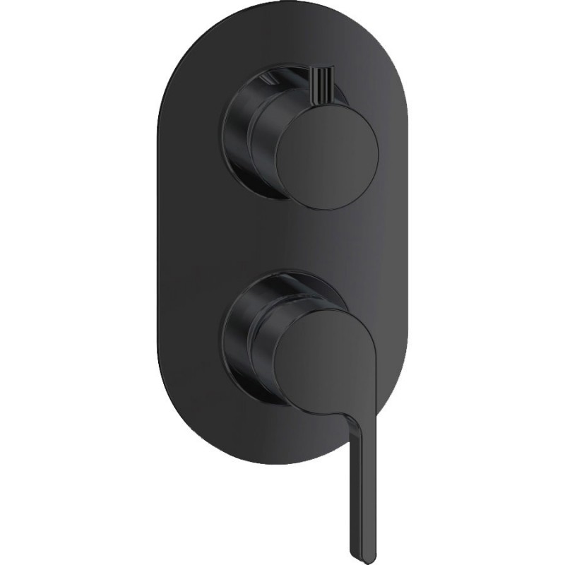 Смеситель для душа Webert DoReMi DR860101560 Черный матовый встраиваемый