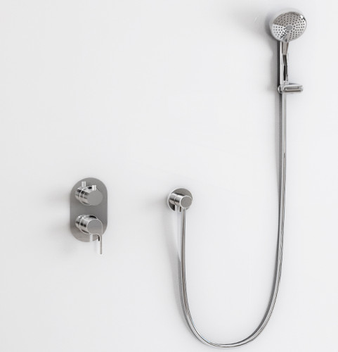 Смеситель для душа Webert DoReMi DR860101560 Черный матовый встраиваемый