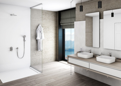 Смеситель для душа Webert DoReMi DR860101560 Черный матовый встраиваемый