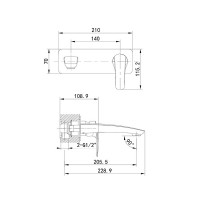 Смеситель для раковины Iddis RAYWT00i65 Белый матовый