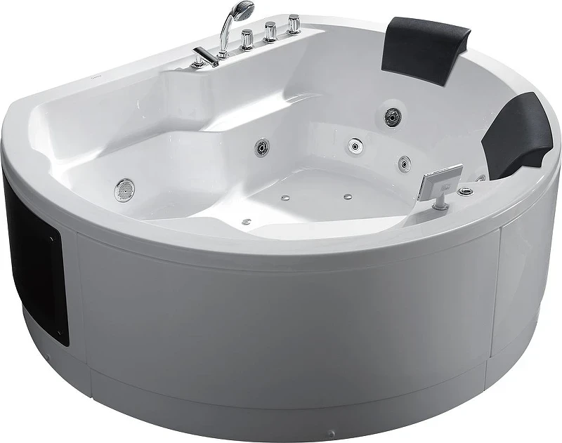 Акриловая ванна Gemy Gemy 183x162 G9063 K С гидромассажем