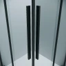 Душевой уголок Grossman Galaxy 100х100 300.K33.01.1010.21.00 профиль Черный матовый стекло прозрачное