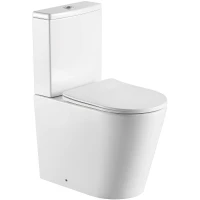 Унитаз компакт Aquatek Оберон AQ1273S-00 с бачком и сиденьем Микролифт фарфор напольный