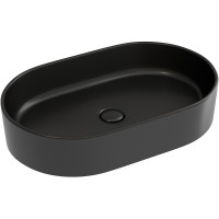 Раковина-чаша Ceramicanova Element 61 CN6048MB Черная матовая фарфор накладная