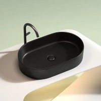 Раковина-чаша Ceramicanova Element 61 CN6048MB Черная матовая фарфор накладная