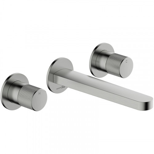 Смеситель для раковины WasserKRAFT Tauber 6445 Никель латунь встраиваемый