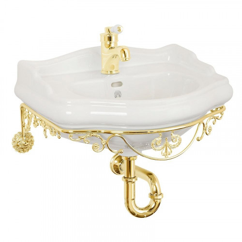 Консоль с раковиной Migliore Bella 55 31218 цвет Золото