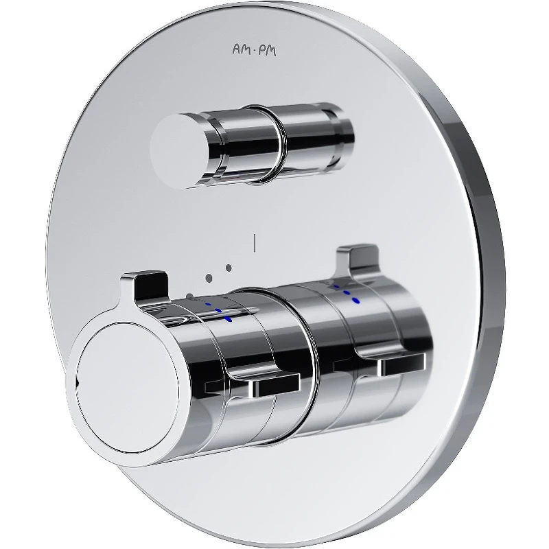 Смеситель для душа AM.PM X-Joy F85A45600 с термостатом Хром латунь встраиваемый