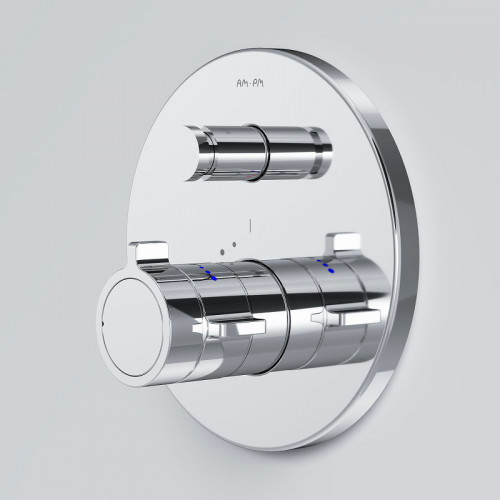 Смеситель для душа AM.PM X-Joy F85A45600 с термостатом Хром латунь встраиваемый