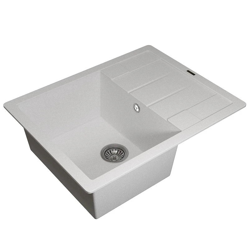 Кухонная мойка Uperwood Quartz Premium UPD-03-01 65 3910202108 цвет Белый матовый