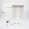 Кухонная мойка Uperwood Quartz Premium UPD-03-01 65 3910202108 цвет Белый матовый