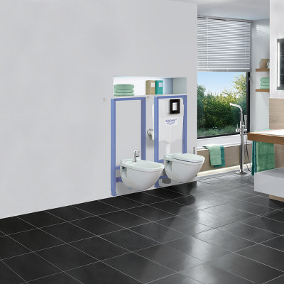 Инсталляция Grohe Rapid SL 38553001 для биде Синяя нержавеющая сталь