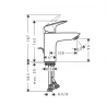 Смеситель для раковины Hansgrohe Logis 71100670 цвет Черный матовый