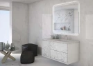 Зеркало Cezares 120 54353 с подсветкой с полосами стекло