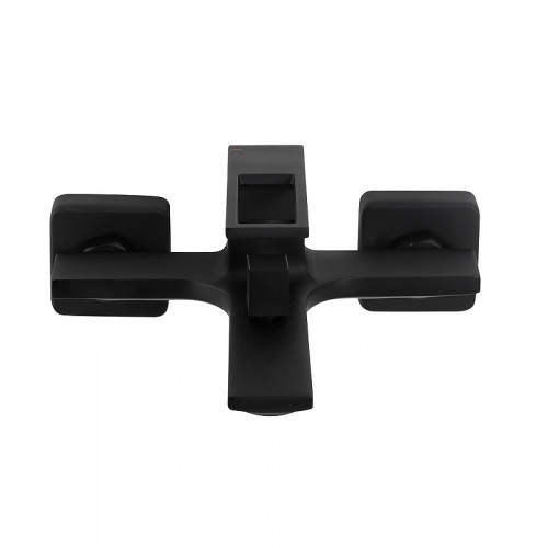 Смеситель для ванны BelBagno Luce LUC-VAS-NERO Черный матовый латунь на стену