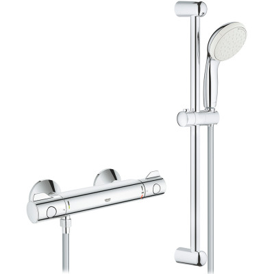 Смеситель для душа Grohe Grohtherm 800 34565001 с термостатом Хром латунь на стену
