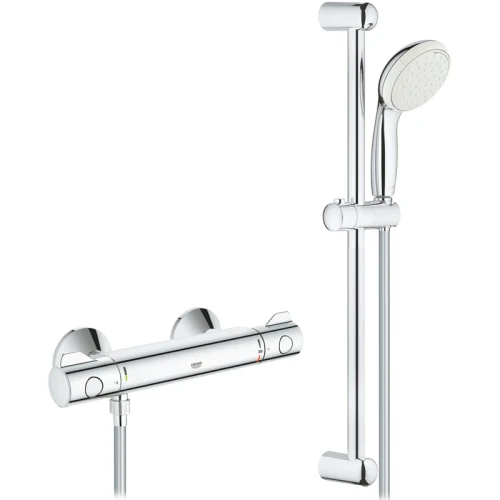 Смеситель для душа Grohe Grohtherm 800 34565001 с термостатом Хром латунь на стену