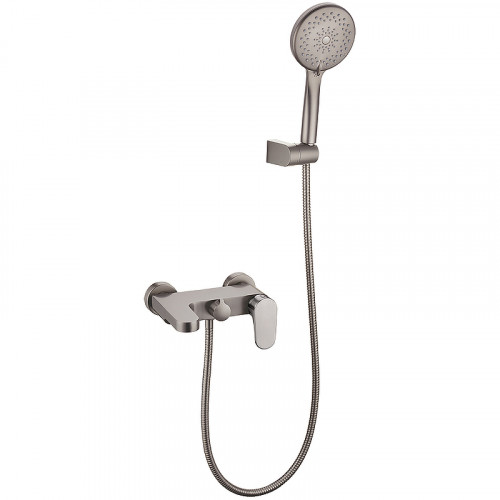 Смеситель для ванны Boheme Spectre 453-NB Никель латунь на стену