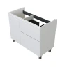 Тумба под раковину Aquanet Nova Lite 2.0 90 R 346338 цвет Белый глянец