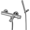 Смеситель для ванны Paffoni Light LIG023ST Сталь на стену