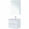 Комплект мебели для ванной Aquanet Алвита New 60 274216 подвесной Белый матовый МДФ / ЛДСП