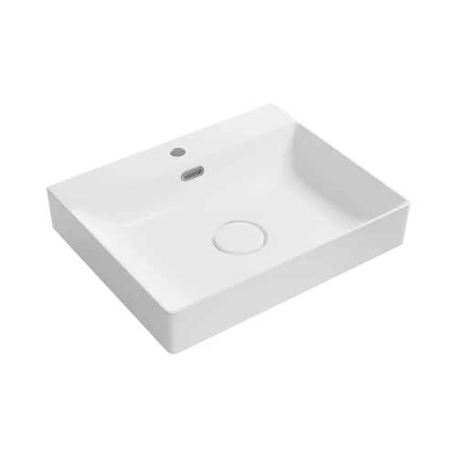 Раковина накладная Wellsee DeSire 55 151501000 цвет Белый глянцевый