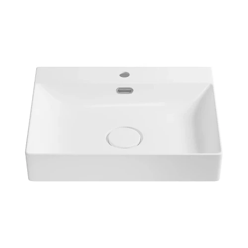 Раковина накладная Wellsee DeSire 55 151501000 цвет Белый глянцевый
