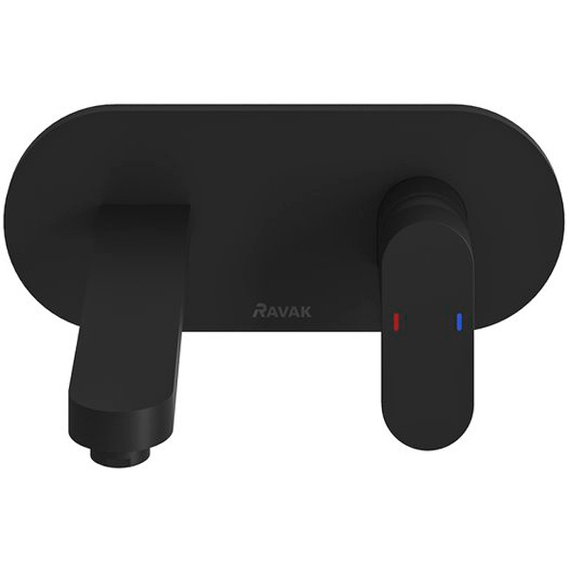 Смеситель для раковины Ravak Chrome CR 019.20BL X070430 Черный матовый латунь